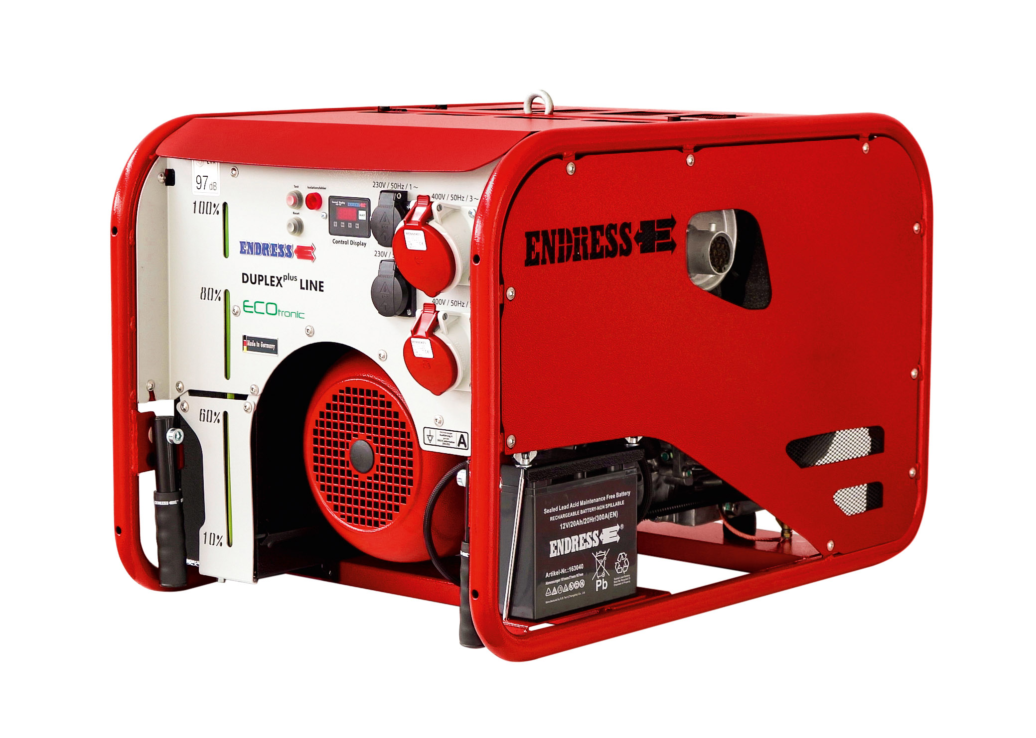 Endress ESE 1306 DHG-GT ES ISO DUPLEX E-Start Benzin-Stromerzeuger